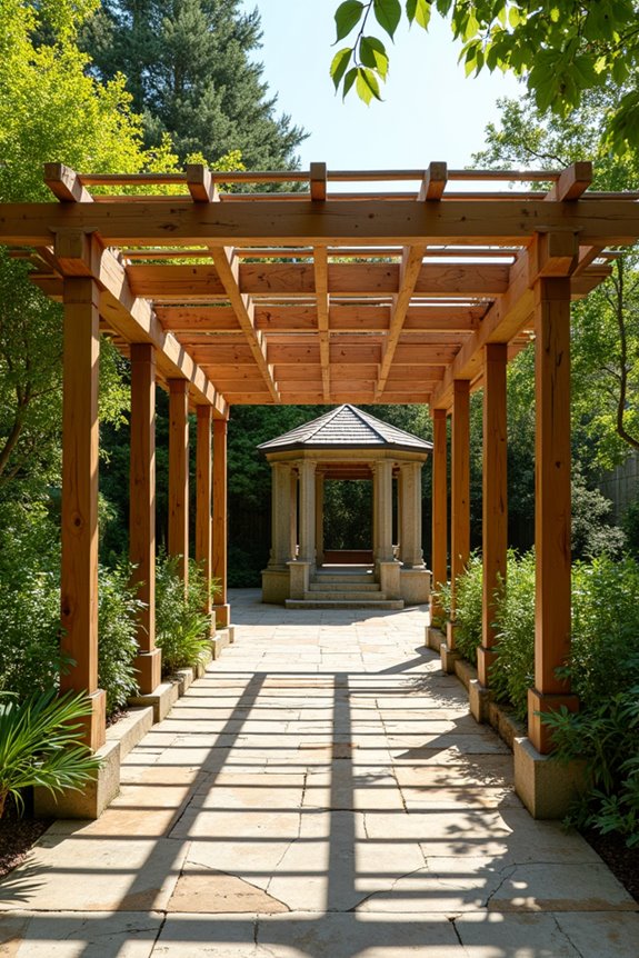pergolas fit rectangular spaces gazebos occupy unique spots