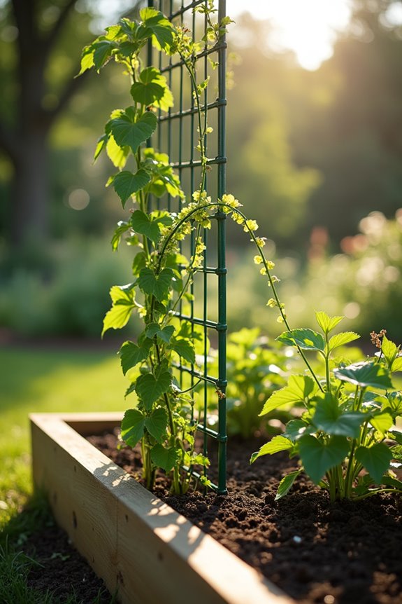 position trellis north inner plantings