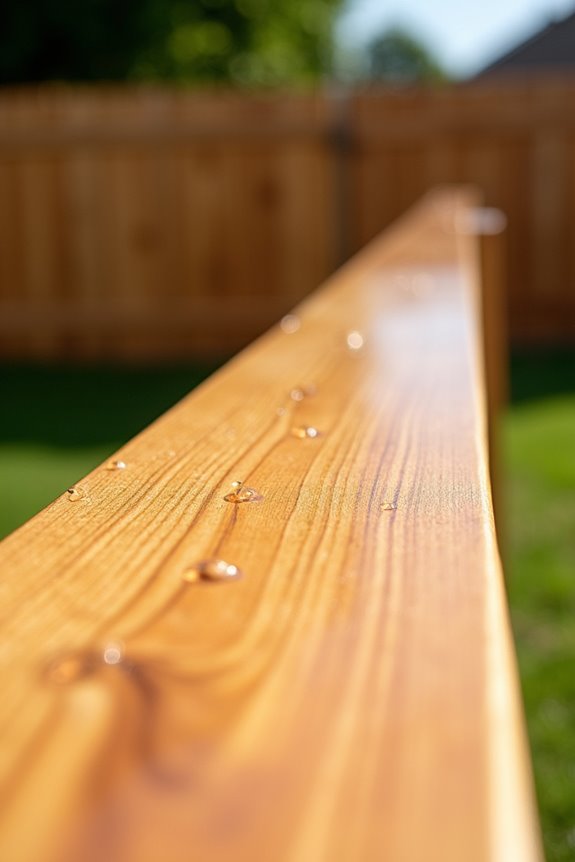 reseal treated boards annually