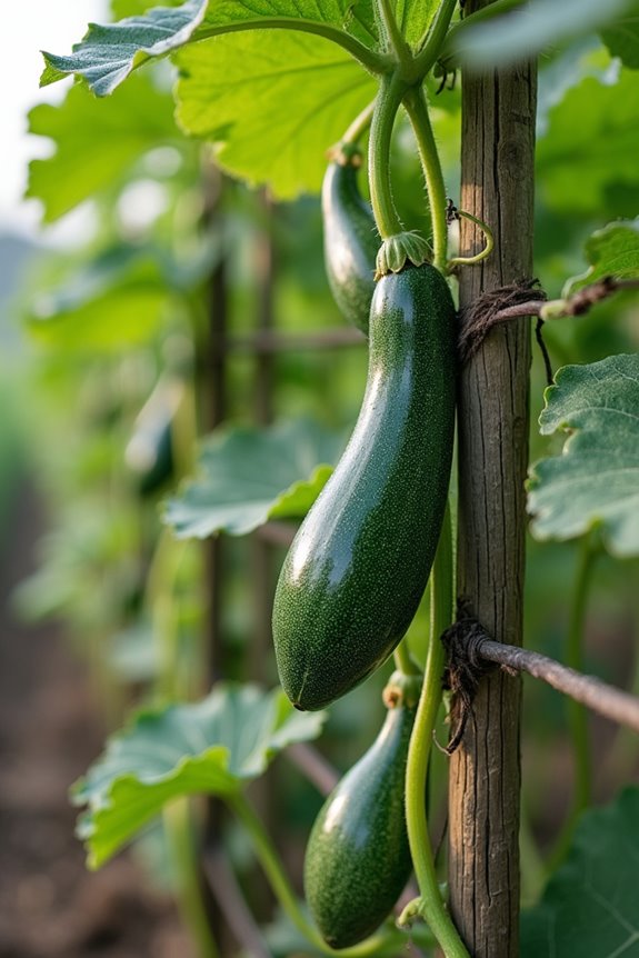 secure tall anchored trellis placement