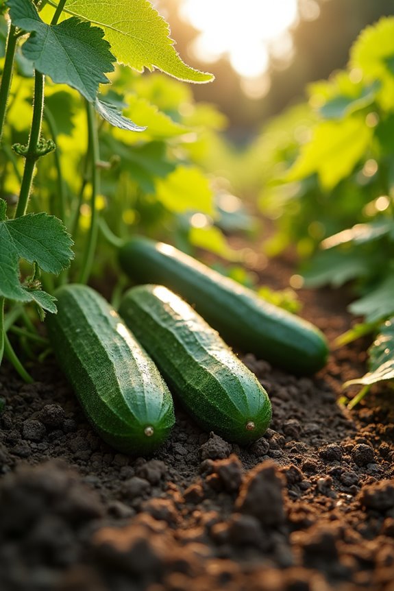 skip trellis for bush cucumbers