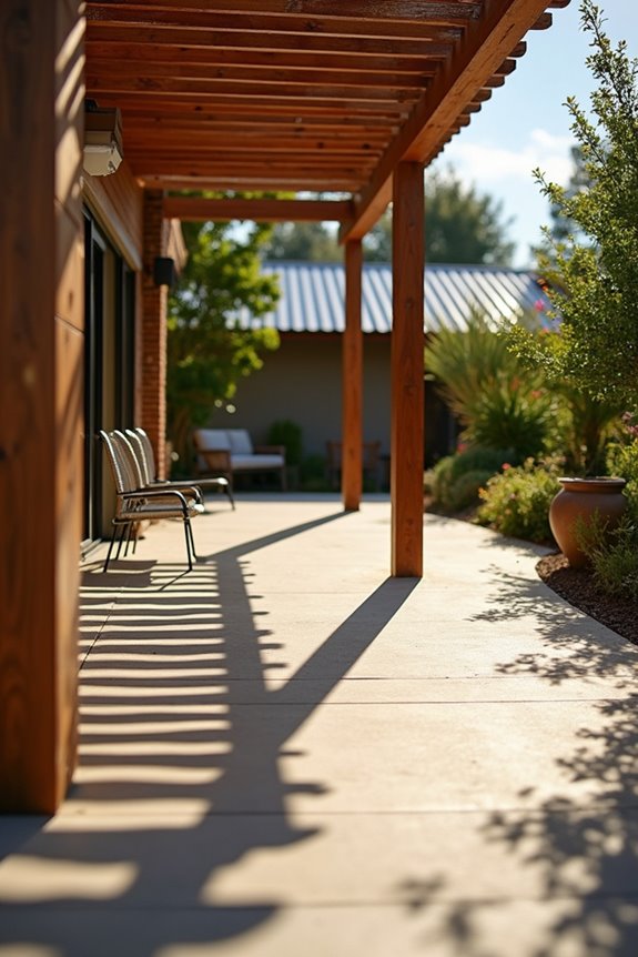 solid roofs maximize shade permanence