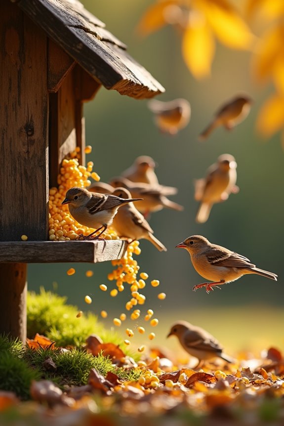 sparrows vary in feeding strategies