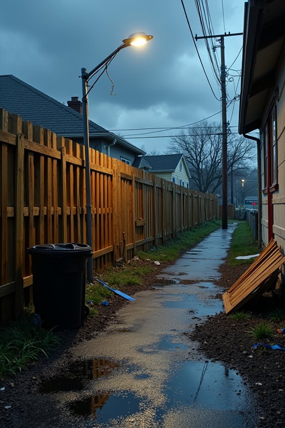 storm damage fence claim specifics