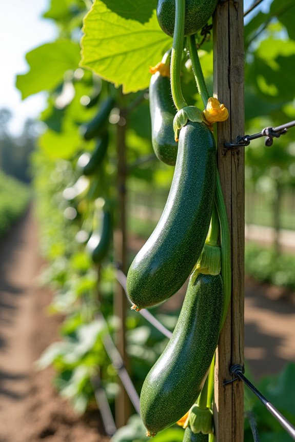 sturdy vertical trellis for vines
