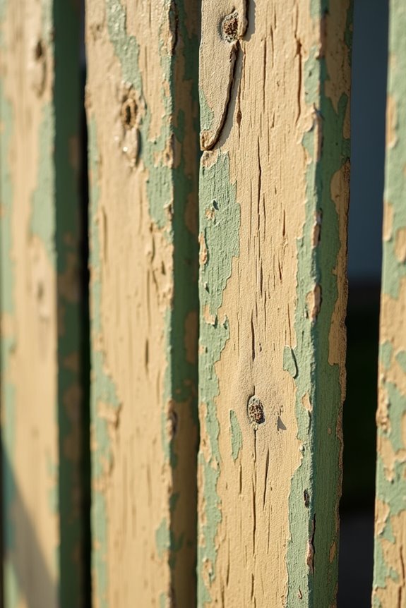 three to five year fence repaint cycle