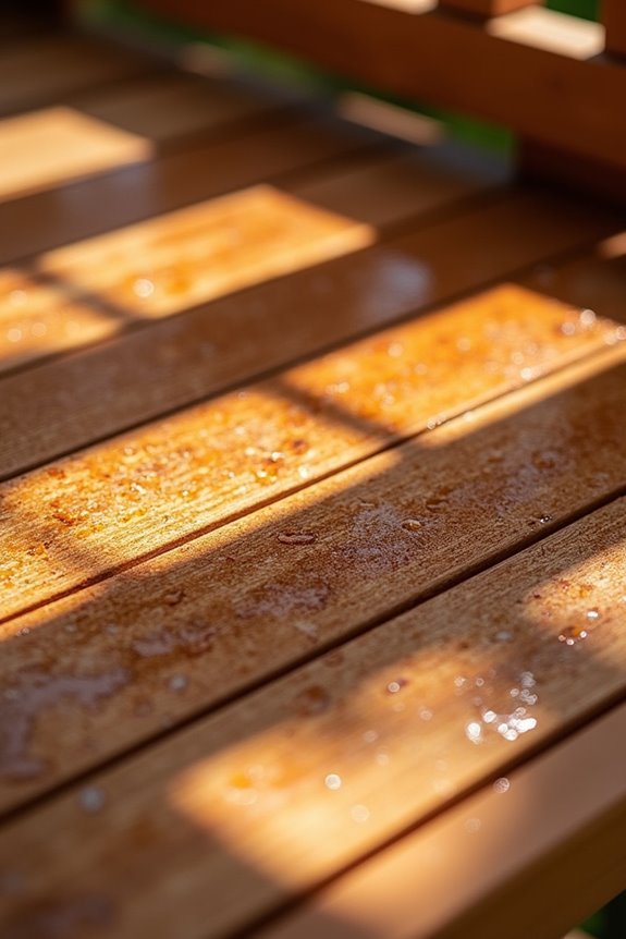 timing and prep for wood staining